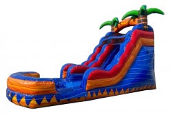 tropical20inferno20inflatable20water20slide20rental20tulsa2 5 15ft Tropical Inferno Water Slide